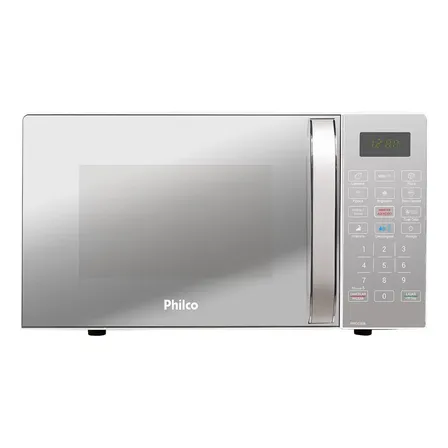 Micro-ondas Philco Pmo23eb Limpa Fácil 20 Litros Potência De 1100w Cor Branco 220v