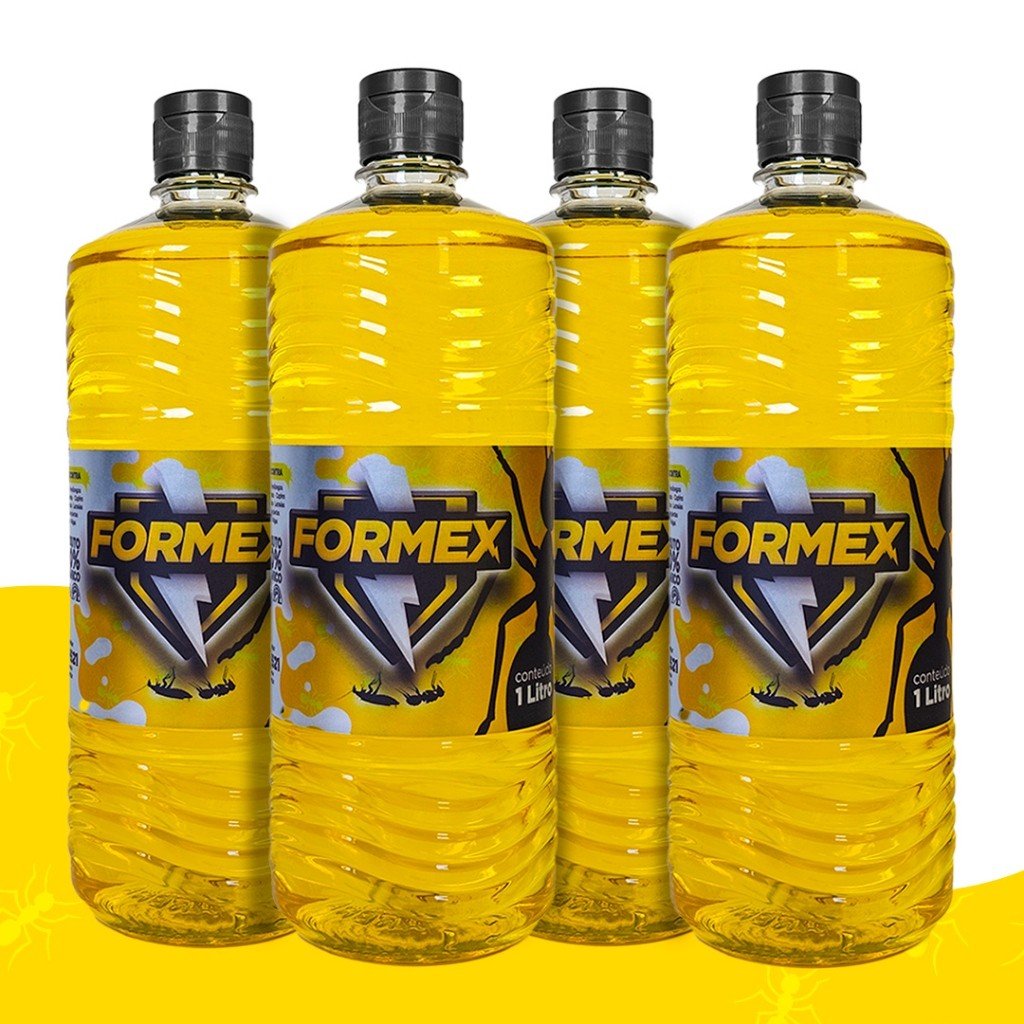 Exterminador de Formigas e Insetos Formex Original 4 Litros + 4 Borrifadores