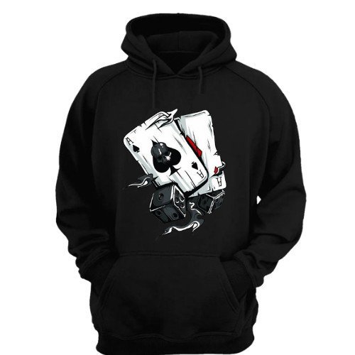 MOLETOM MODERNO BLUSA DE FRIO CANGURU ALGODÃO PERSONALIZADA BARALHO SHOP