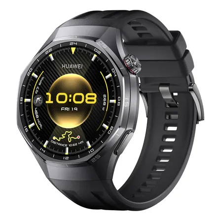 Smartwatch Huawei Watch Gt 6 Pro 46mm Bateria Com Autonomia De Até 21 Dias Mais De 100 Modos Esportivos Corrida De... Prateado-escuro