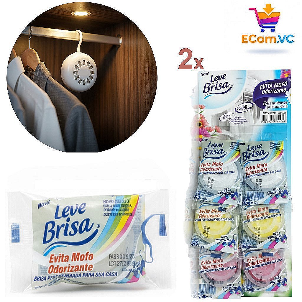 Kit 12 Anti Mofo Evita Fungos Umidade  Cheiro Guarda Gavetas Armários Roupas