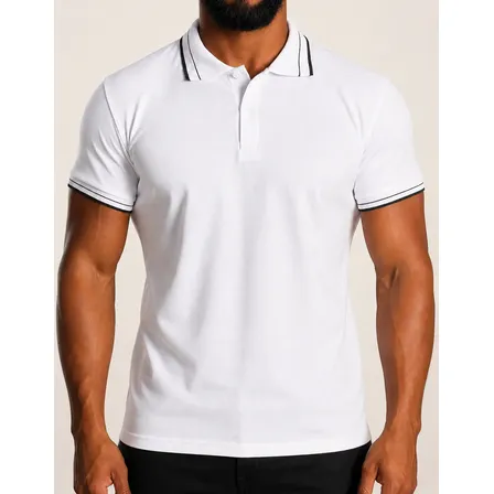 Camisa Gola Polo Masculina Pique Premium Algodão Confortável
