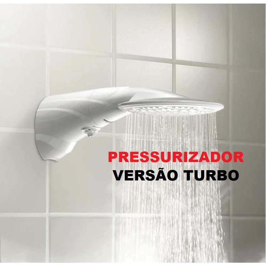 Chuveiro Ducha Advanced TURBO com PRESSURIZADOR Multitemperaturas ou Eletrônico  127V/220V LORENZETTI