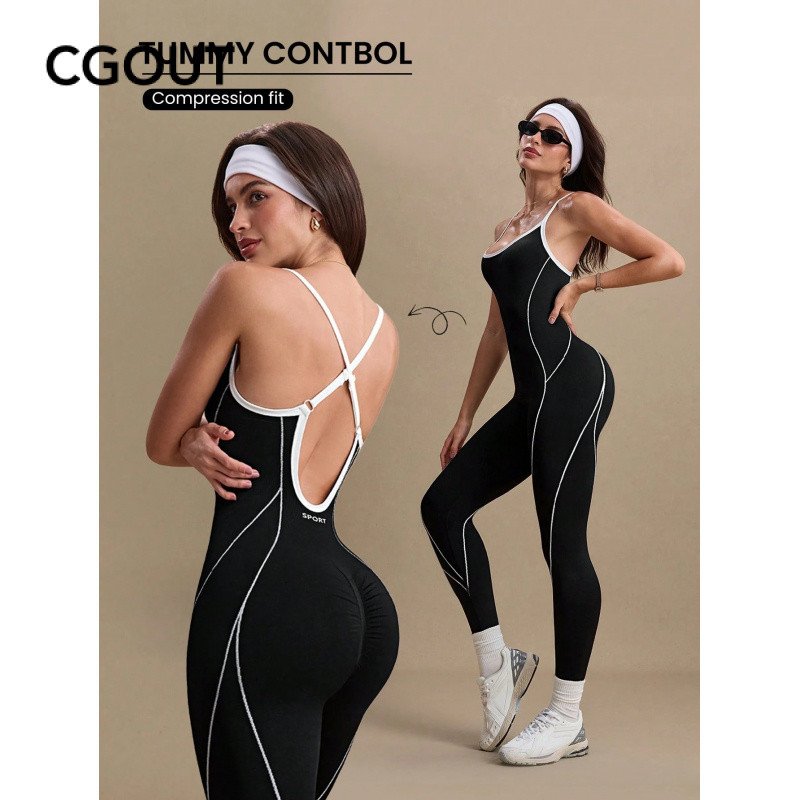 Macacão de ioga feminino longo yoga Wear macacão esportivo
