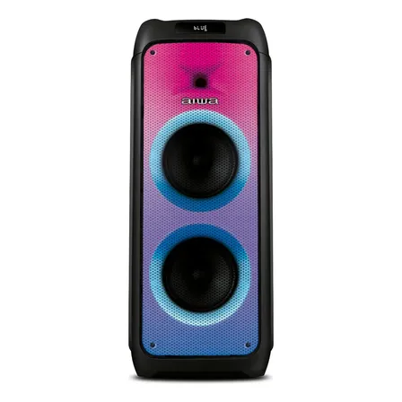 Caixa De Som Partybox Aiwa Pb-06 Bluetooth 20h Rgb Usb Tws