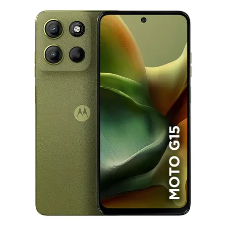 Smartphone Motorola Moto G15 256gb 12gb 4GB RAM 8GB RAM Boost Camera 50mp Verde