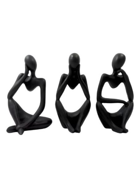 Trio Estátua Pensador