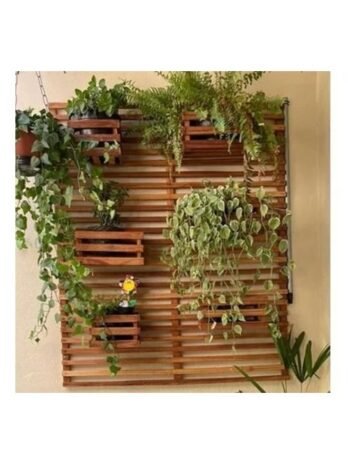 Jardim vertical Artezano madeira 50cm x 50cm