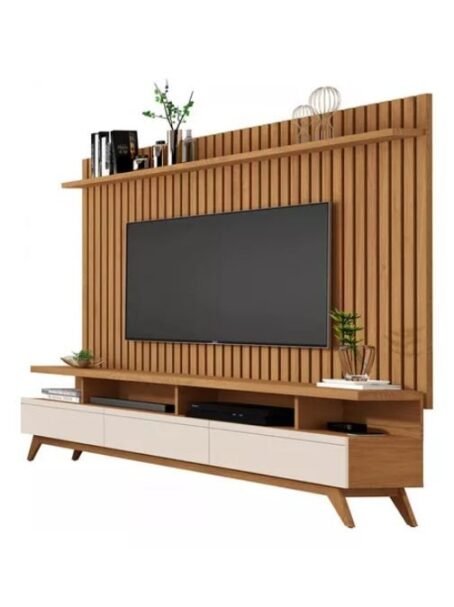 Rack Com Painel Para Tv Até 72 Polegadas